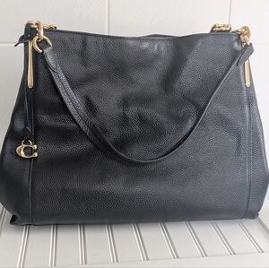 Coach  Dalton 31 Pebbled Leather Shoulder Bag
